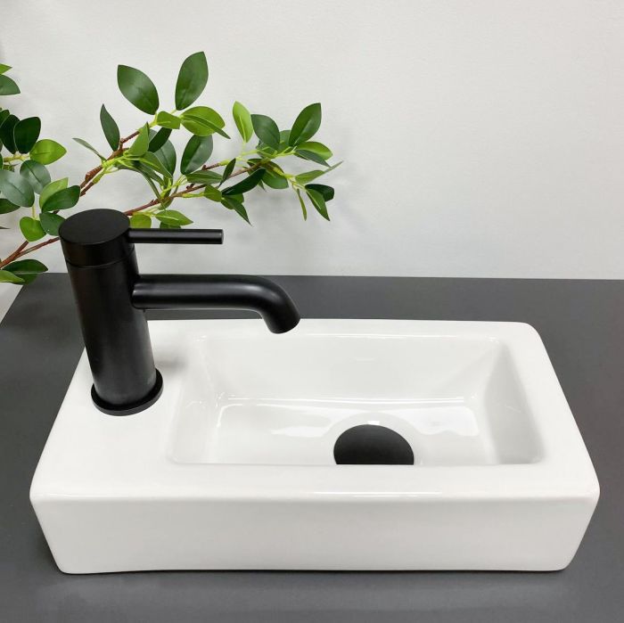 Умивальник VBI KOMO R WHITE накладний підвісний