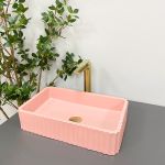 Умывальник VBI FLORENTIA PINK MATT накладной