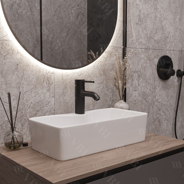 Умывальник VBI FORLI M WHITE накладной