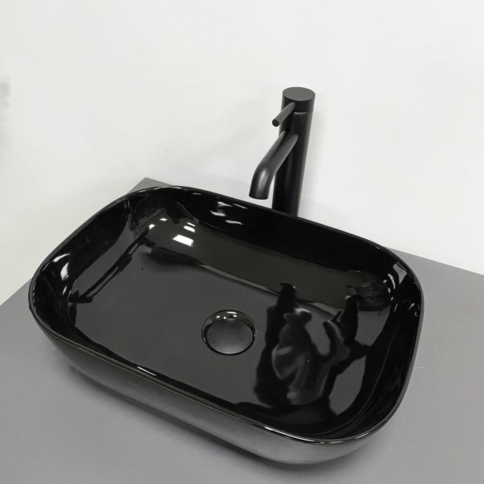 Умивальник VBI RAVENNA BLACK GLOSSY накладний