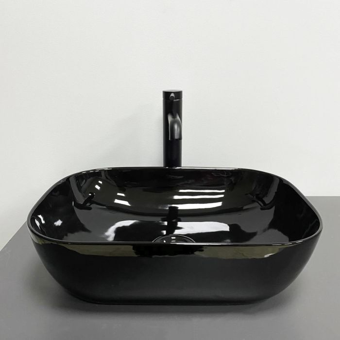 Умивальник VBI RAVENNA BLACK GLOSSY накладний
