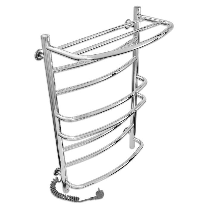 Рушникосушка ЄВРОМІКС П8, 500*800 з полицею, ліва S3