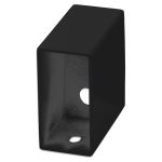 Модуль прихованого підключення, профільний, чорний