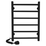 Рушникосушка АЛЬФА ЧФЧ6 400*600, ліва R3, чорний мат