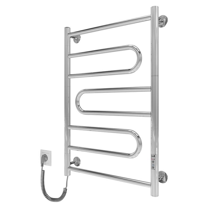 Рушникосушка АТЛАС 700х500/55 електр.TR, поворотна, ліва