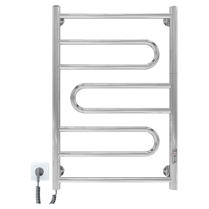 Рушникосушка АТЛАС 700х500/55 електр.TR, поворотна, ліва