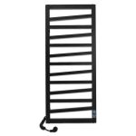 Рушникосушка МІРАЖ ЧФЧ11, 500*1200, ліва, чорний мат