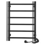 Рушникосушка АЛЬФА ЧФЧ6 400*600, права, чорний мат