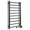 Рушникосушка АЛЬФА ЧФЧ10 500*900, права, чорний мат