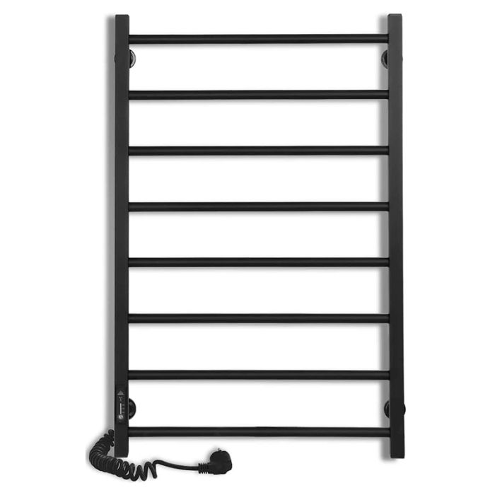 Рушникосушка АЛЬФА ЧФЧ8 400*800, ліва, чорний мат