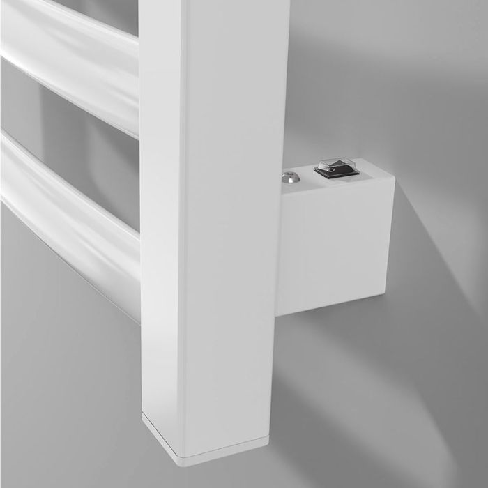 Модуль прихованого підключення з вимикачем, білий