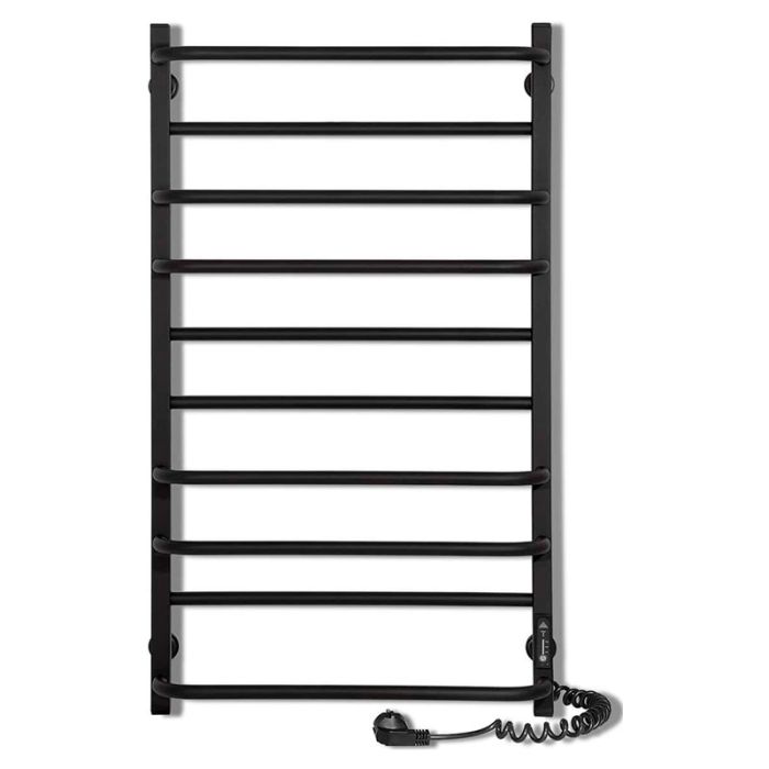 Рушникосушка КОМФОРТ ЧФЧ10 500*900 права, чорний мат