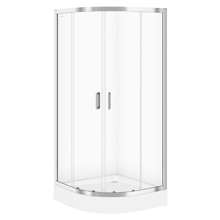 Душова кабіна ARTECO 90*90*190 хром, скло прозоре