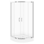 Душова кабіна BASIC 90х90х185 хром, скло прозоре