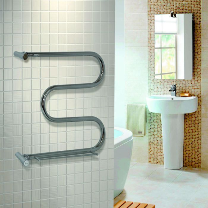 Рушникосушка ЗМІЙКА 30 530х500/500 + 2 полички