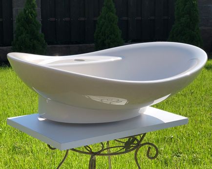 Умивальник «Гармонія» 65 см Іній В110 глянець