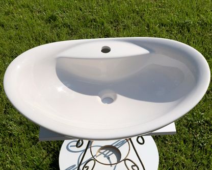 Умивальник «Гармонія» 65 см Іній В110 глянець