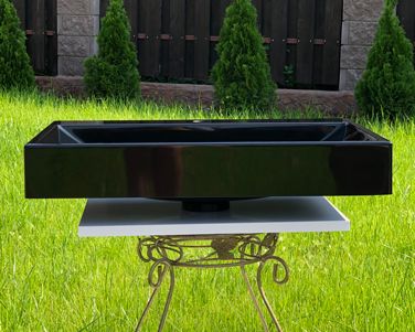 Умивальник «Гранд» 60 см  Чорний А200 глянець