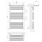 Полотенцесушитель ГРАНД П11, 500*900 с полкой