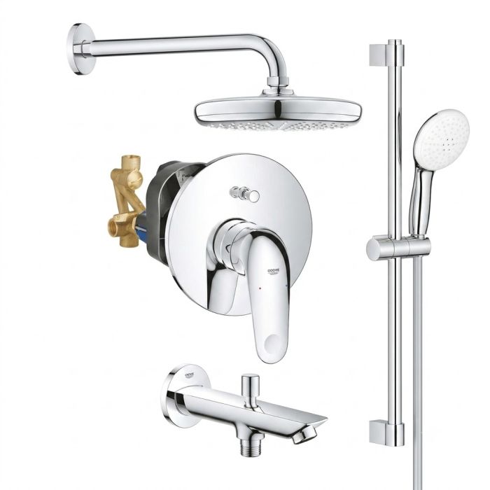 Душова система Grohe Euroeco прихованого монтажу для ванни