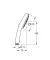 Лейка ручного душа Grohe Tempesta Cube 110