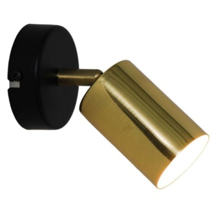 Спот GU13013C-1R  VILA Чорний/Золотий