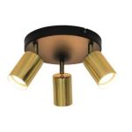 Спот GU13013C-3R VILA Чорний/Золотий