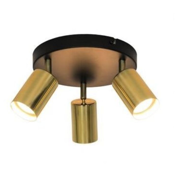 Спот GU13013C-3R VILA Чорний/Золотий