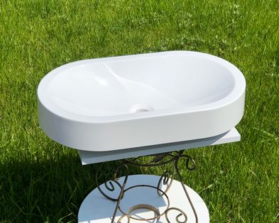 Умывальник «Олимпия» 60 см белый А100 глянец