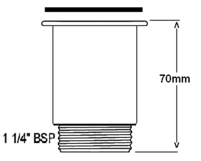 Гайка McAlpine 70 mm