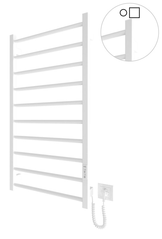 Електрична рушникосушарка Mario HF Leeds 970x530 білий мат