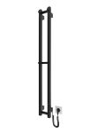 Електрична рушникосушарка Mario HF Slim 1170х140 чорний мат