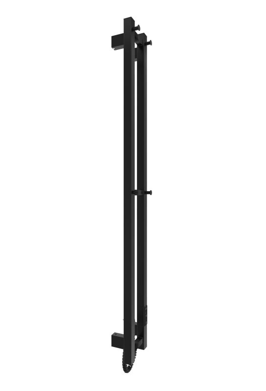 Електрична рушникосушарка Mario HF Slim 1170х140 чорний мат