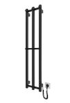 Електрична рушникосушарка Mario HF Slim 1170х250 чорний мат