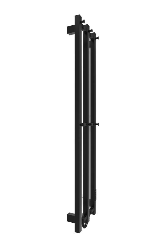 Електрична рушникосушарка Mario HF Slim 1170х250 чорний мат