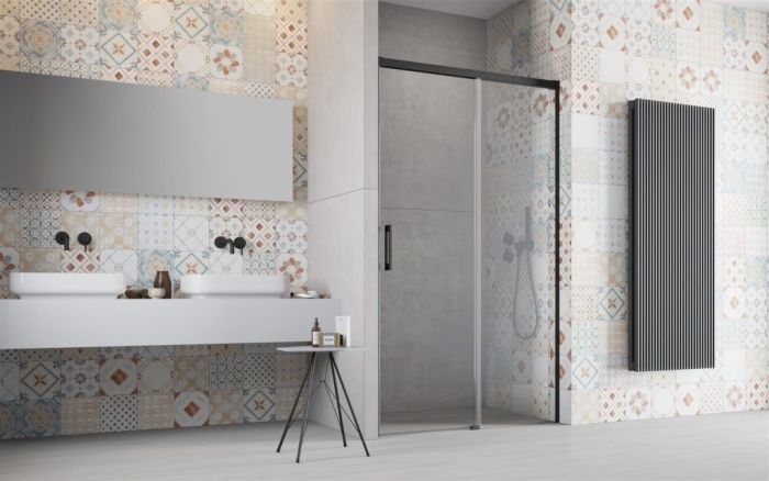 Душевые двери Radaway Idea Black DWJ 1000Lx2005 прозрачное стекло