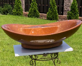 Умивальник «Гармонія» 65 см Шик  В330 глянець