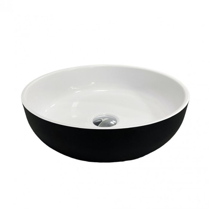 Умывальник Sunline New Black\White glossy