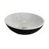 Умивальник Kreis Black\White glossy