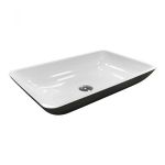 Умывальник Lower Black\White glossy