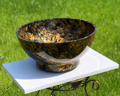 Умивальник «Селена» 35 см Янтар Т101 глянець