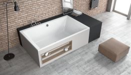 Ванна акриловая Radaway ITEA Lux 190x120 с ножками и сифоном R135L