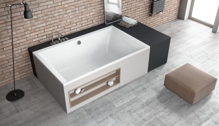 Ванна акриловая Radaway ITEA Lux 190x120 с ножками и сифоном R135L
