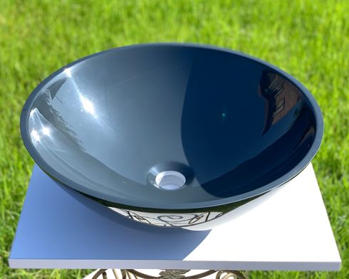 Умивальник «Камелія» 43 см Антрацит А600 глянец