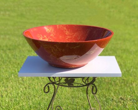 Умывальник «Камелия» 43 см Оранж Т209 глянец