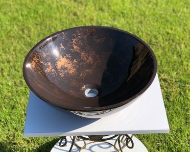 Умывальник «Камелия» 43 см Венге Т222 глянец