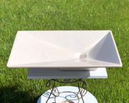 Умывальник «Капелла» 60 см L  Арктик Т333 глянец