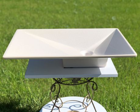 Умивальник «Капелла» 60 см L  Арктик Т333 глянець