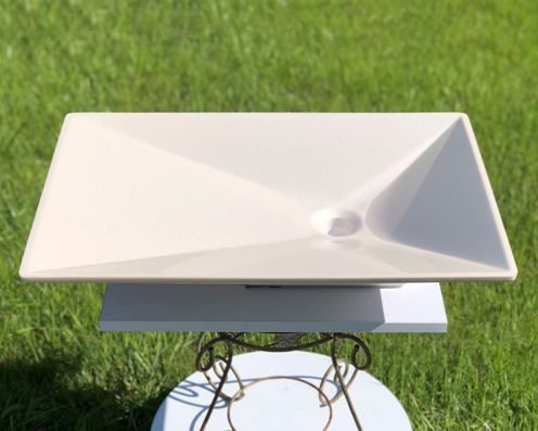 Умывальник «Капелла» 60 см L  Жемчужина H300 глянец