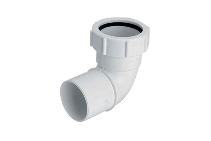 Колено McAlpine 90° с гайкой d32